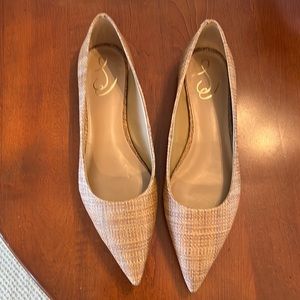 Sam Edelman Wanda tan woven flats - Brand New